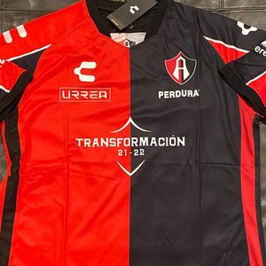 Liga MEXICO  ATLAS FC Men's JERSEY Sz M,L, or XL New with tags by Charly